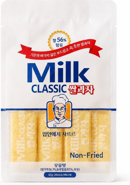 Milch Klassischer Reissnack 240 g - Bild 1