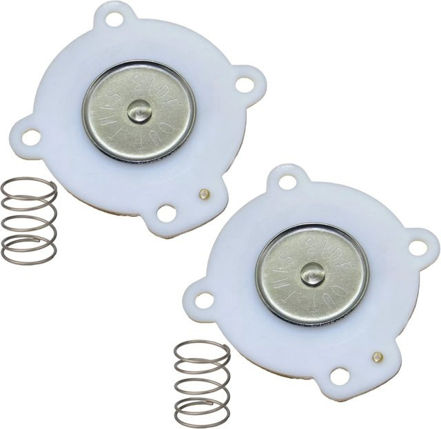 2er Set Membran-Reparatursatz C113443 G353A041 SCG353A043 passend für ASCO Impulsventil 3/4 Zoll in Weiß - Bild 1