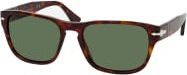 Persol PO 3341S Sonnenbrille, Vollrand, quadratisch, Kunststoff, Unisex, braun, grün - Bild 1