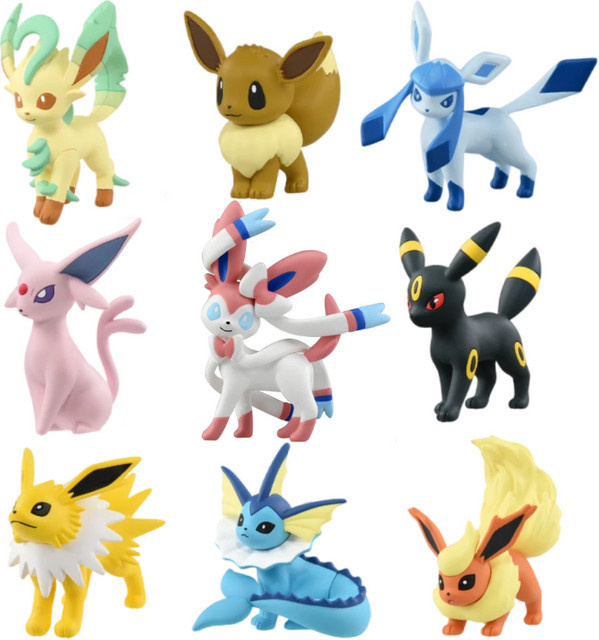 TAKARA TOMY Pokémon Eevee Familie Figuren, Set - Bild 1