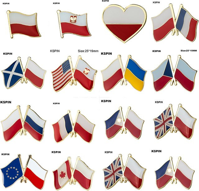 Anstecknadel Polen-Flagge, Unisex - Bild 1