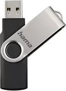 Hama Rotate USB-Stick 16GB USB 2.0 Schwarz Silber - Bild 2