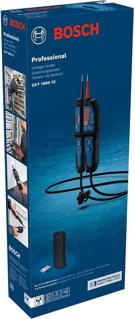 Bosch Professional Spannungsprüfer GVT 1000-15 in Blau und Schwarz - Bild 2