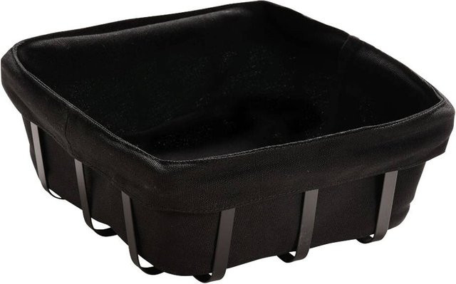 Kesper Brot- und Obstkorb aus Metall in Schwarz B/H/L: 22 x 22 x 9 cm - Bild 1