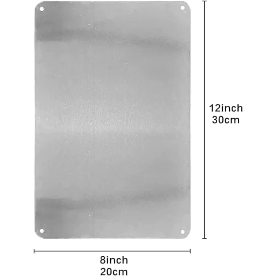 CIFBUY Metallblechschild Werkzeug-Dekoration B: 30,0 cm, H: 20,0 cm, T: 1,0 cm - Bild 1