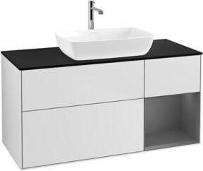 V&B Waschtischunterschrank Finion in Weiß lackiert, Breite: 120 cm, Tiefe: 50,1 cm, Höhe: 50,1 cm - Bild 1