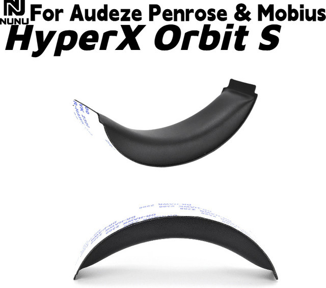 CHONGJIZHE Ersatz-Ohrpolster aus Samt in Schwarz für Audeze Penrose, Mobius und HyperX Orbit S Gaming-Headsets - Bild 1