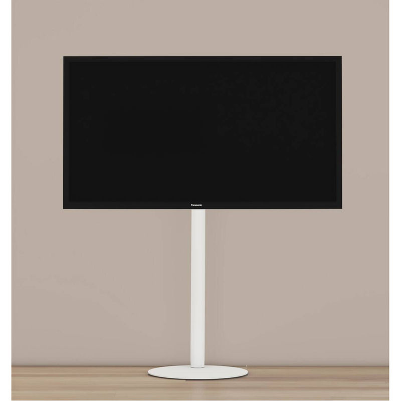 VCM TV Standfuß Cirla aus Alu und Stahl, Weiß, H x B x T: 100 x 55 x 45 cm - Bild 6