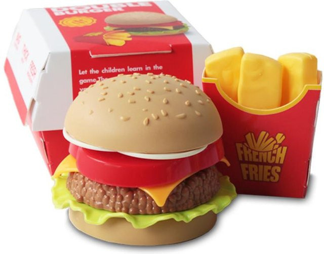 Binchi Fitness Küchenspielzeugset, Hamburger Pommes Frites, ab 3 Jahre - Bild 1