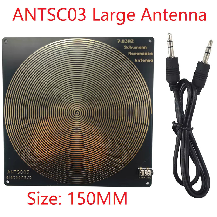 Eletechsup Schumann-Resonanz-Generator mit externer Antenne und 3,5 mm Audioeingang, einstellbar von 0,01-300 kHz, Farbe: Anthrazit - Bild 5