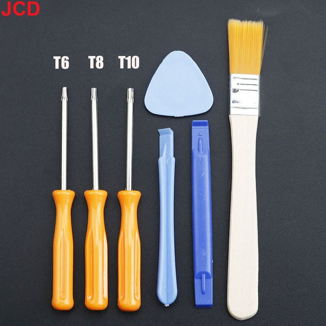 JCD Sicherheitsschraubendreher-Set T6 T8 T10 für PS3 PS4 PS5 und Xbox One 360 Series Reparaturwerkzeug - Bild 1