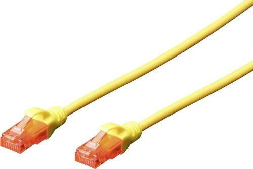 Digitus DK-1617-100/Y RJ45 Patchkabel CAT 6 U/UTP Ethernet LAN, Gelb, 10,00 m - Bild 1