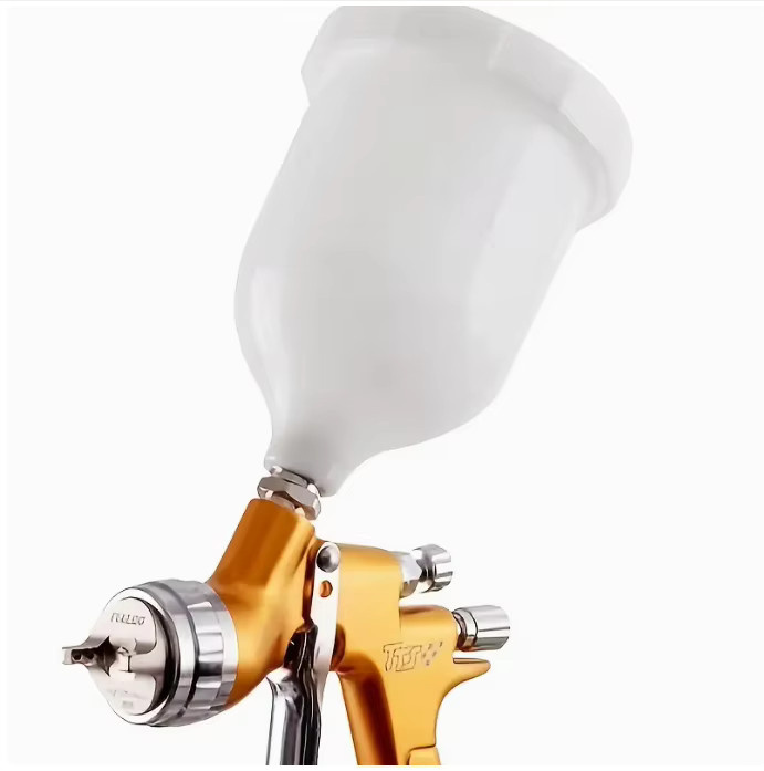 Italco Spritzpistole Pro Lite HVLP TTS Professionelles Spritzgerät in Gold - Bild 5