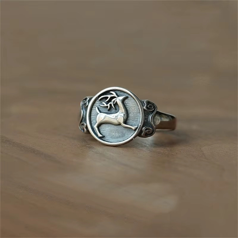 Temperament Ring, 925 Silber, Vintage, Damen - Bild 3