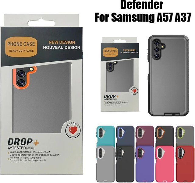 Defender Stoßfeste Panzerhülle für Samsung Galaxy A57 A56 A55 A35 und weitere Modelle in Wine Red Pink - Bild 1