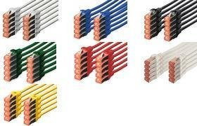 DIGITUS Professional Patch-Kabel CAT 6a RJ-45 auf RJ-45 Schwarz 5,0 m (10er Pack) - Bild 1