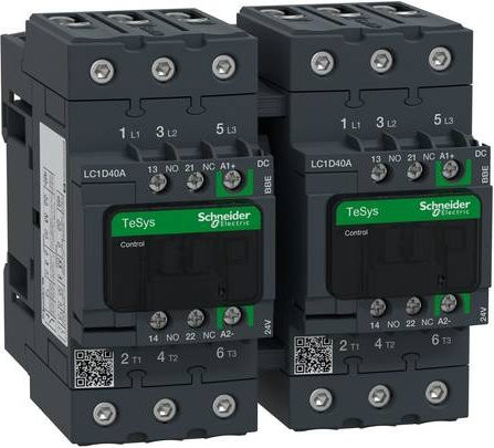 Schneider Electric LC2D40ABBE Wendeschütz-Kombination in Grau - Bild 1