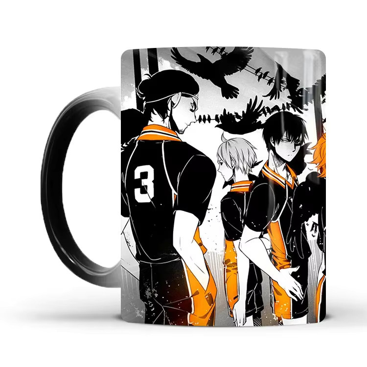 Haikyuu!! Farbwechsel Keramiktasse von Bandai, wärmeempfindlicher Anime Becher in Multicolour - Bild 3