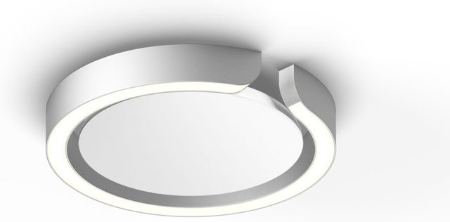 Occhio Mito Soffitto LED-Deckenleuchte in Silber Matt und Weiß Matt mit Occhio air Modul und x-tra warm LED (2200K - 3500K) - Bild 1