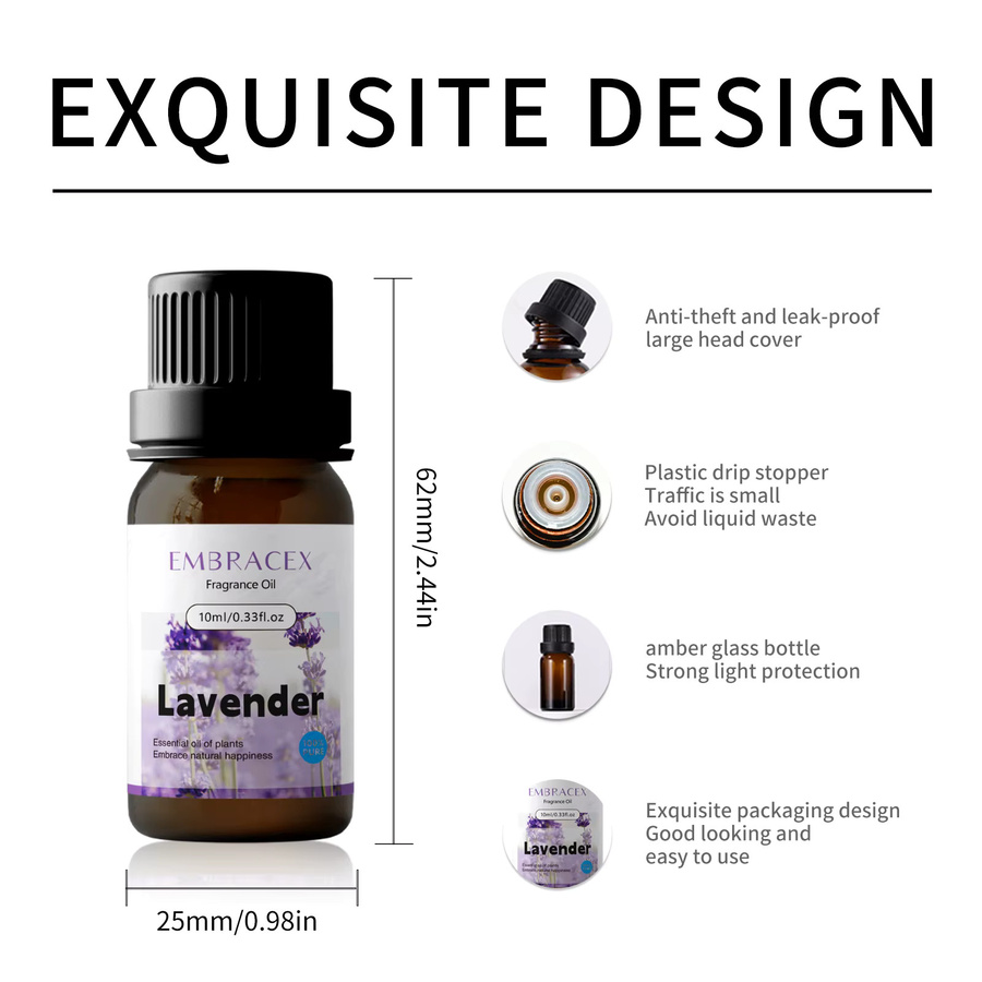 Embracex Lavendelöl, 10 ml, Unisex - Bild 2