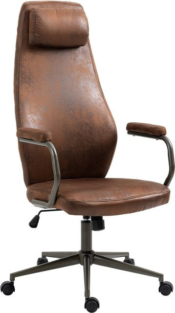 CLP Bürostuhl Pocatello im Industrial-Look mit Kopfstütze und Kunstleder-Bezug - Bild 1