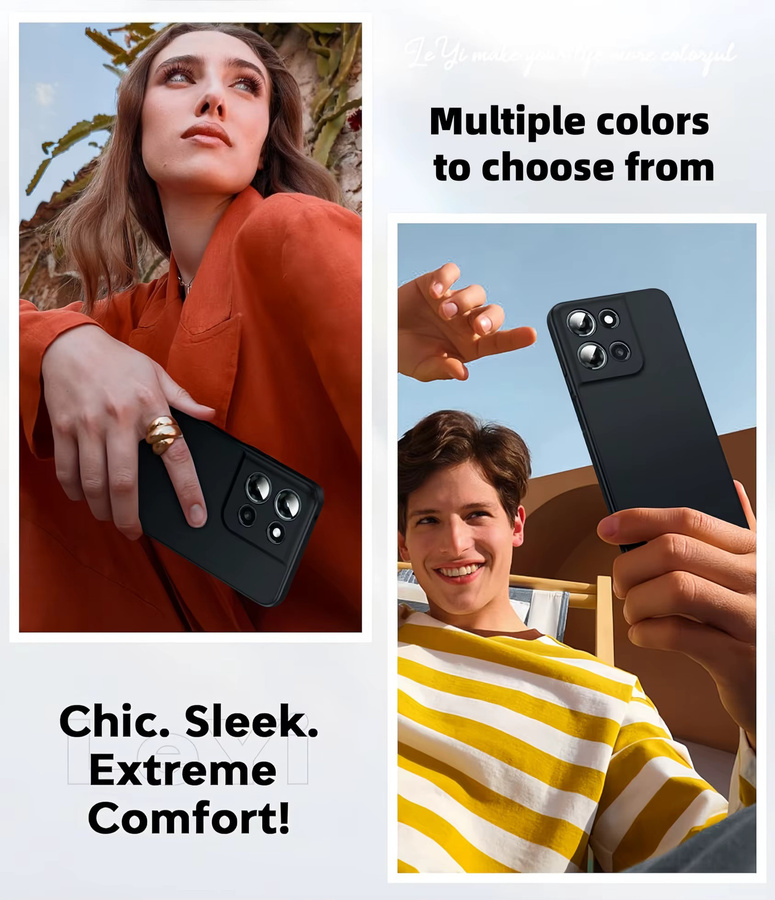 Motorola Moto Edge (2026) Silikon Schutzhülle mit gehärtetem Glas-Displayschutz in Green und Black - Bild 6