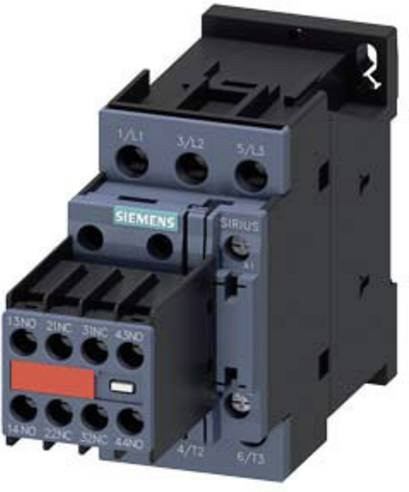 Siemens Leistungsschütz 3RT2026-1AK64-3MA0 in Grau mit 3 Schließern und 690 V/AC - Bild 1