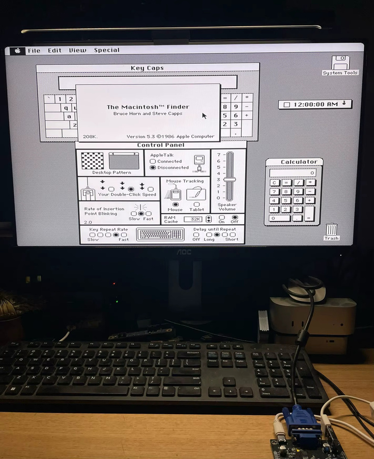 DIY Pico-Mac Retro-Computer-Bausatz Green - Open-Source Mac 128K Emulator mit VGA und USB Unterstützung basierend auf Raspberry Pi RP2040 - Bild 3