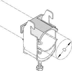 PohlCon Gegenwanne GW 32 aus Kunststoff mit einem Spannbereich von 29-32 mm - Bild 1