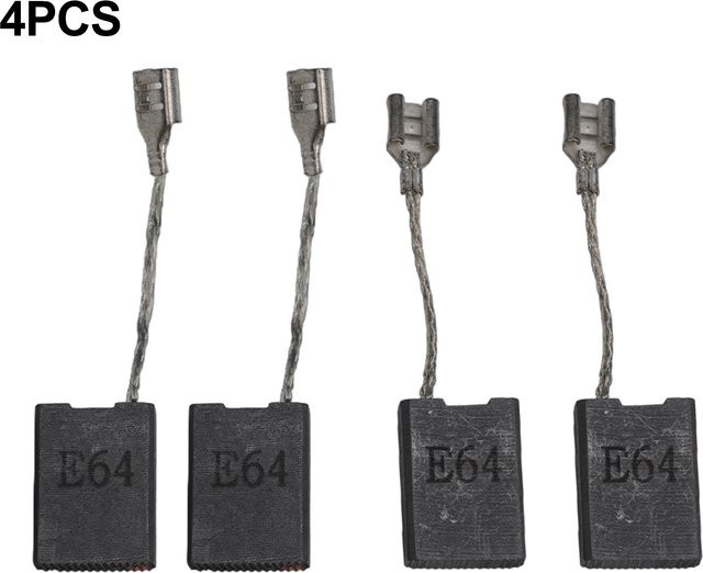Bosch Kohlebürsten Set GWS20-180 E64 in Schwarz für elektrische Werkzeuge GWS20-180 22 24-180 230 GCO2000 TCO2000 4er Pack - Bild 1