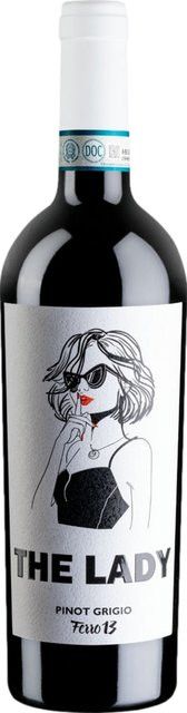 Ferro13 The Lady Pinot Grigio Weißwein, Venetien, 2024, trocken, 0,75 l - Bild 1