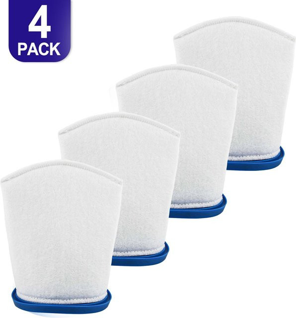 4er Pack Home&Horticulture Filterpatronen für Pool Blaster Max Li und JPV200, weiße Feinfiltration - Bild 1