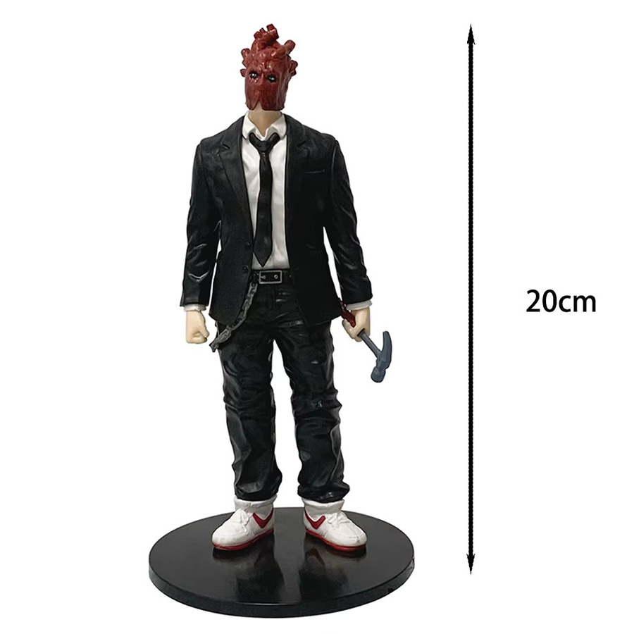 Bandai Dorohedoro Cayman & Herz-Eidechsenkopf-Gasmasken-Szenenfigur, 20cm - Bild 2