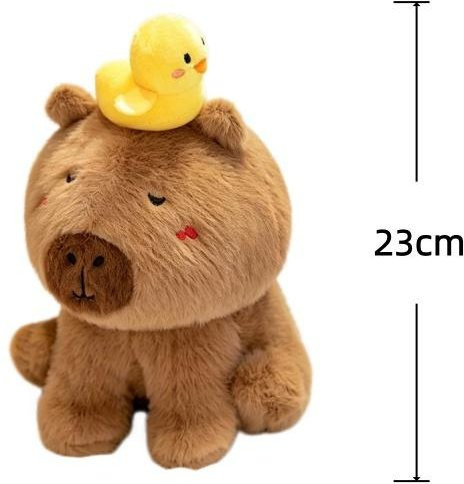 Yiran Health & Beauty Capybara Familie, Plüschtiere, Stoffpuppe, Braun - Bild 1