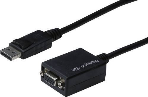 Digitus DisplayPort zu VGA Adapter AK-340403-001-S Schwarz - Bild 2