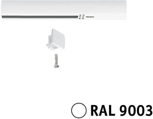 Paulmann URail Hochvolt-Schienensystem-Komponente Endeinspeiser, Farbe: Signalweiß, B: 16,1 cm, H: 1,8 cm - Bild 1