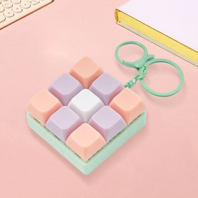 jocestyle Keychain Fidget Clicker, Bunt, Unisex - Bild 1