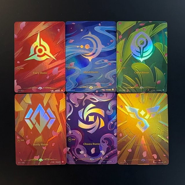 Bandai League Of Legends Riftbound RUNE-Kartenset, Folienkarte, Englisch - Bild 1