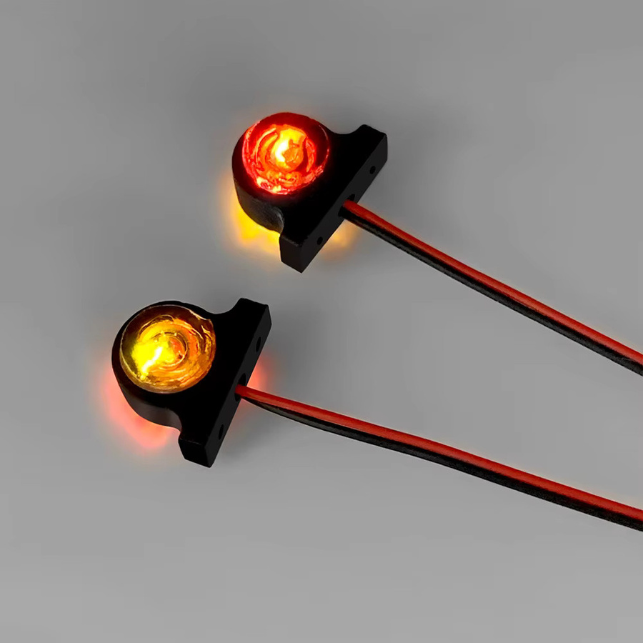 TRINOOD LED-Positionslichter, Seitenlampe, für 1/14 Tamiya Truck Kipper RC Dump Car SCANIA 770S VOLVO MAN - Bild 2