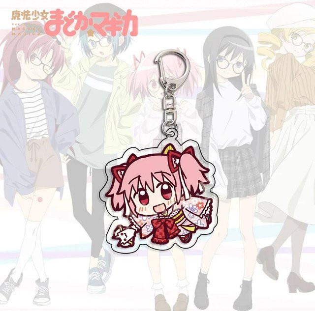 CHIC STUDIO Schlüsselanhänger Kaname Madoka, White, Unisex - Bild 1