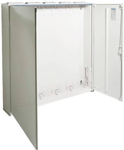 Hager ZB45S Zählerschrank Aufputz aus Stahl in Weiß B: 130,0 cm, H: 125,0 cm, T: 20,5 cm - Bild 1