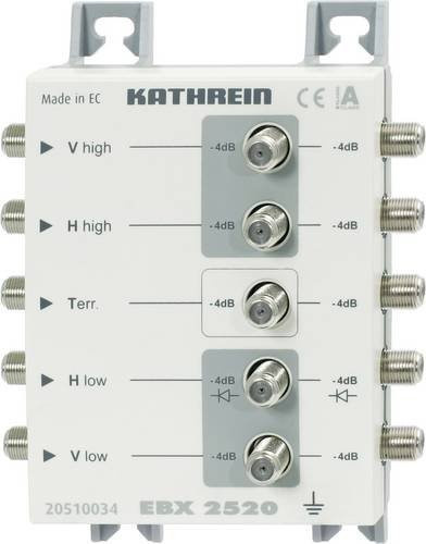 Kathrein EBX 2520 SAT-Verteiler 2-fach in Weiß, Frequenzbereich 5 - 862MHz und 950 - 2150MHz - Bild 1