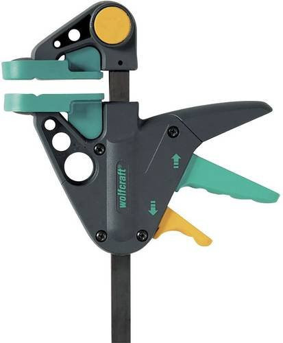 Wolfcraft Multi Fix Einhandzwinge aus Kunststoff in Multicolour, Länge: 34 cm - Bild 5