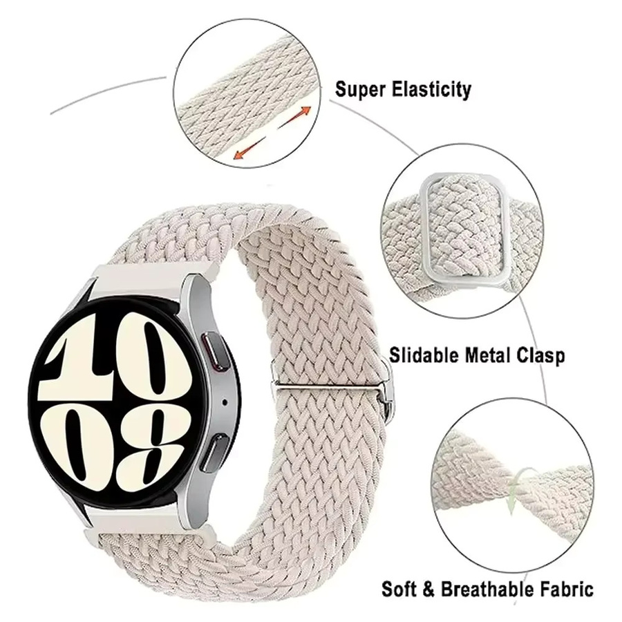 CAOWTAN Uhrenarmband geflochtenes Solo Loop, Textil/NATO, Unisex - Bild 2