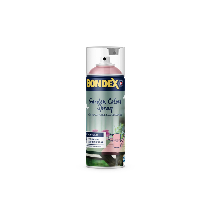 Bondex Garden Colors Holzspray Liebevolles Rosa 0,4 l - Bild 2