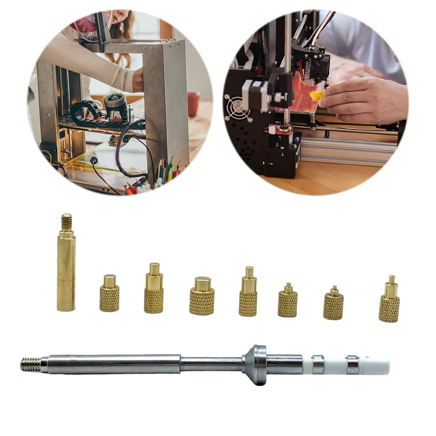 Messing Wärmeeinsatzmutter mit Innengewinde M2-M8 in Gold für TS100 TS101 PTS200 PTS201 Heißschmelzmutter-Einsatz - Bild 2