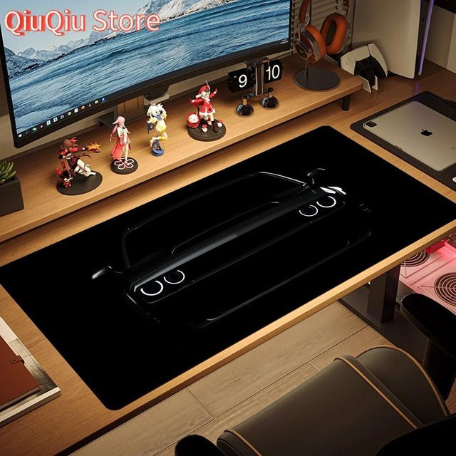 Potdemiel Gaming Mauspad XXL in Schwarz für Schreibtisch und Computer - Bild 1