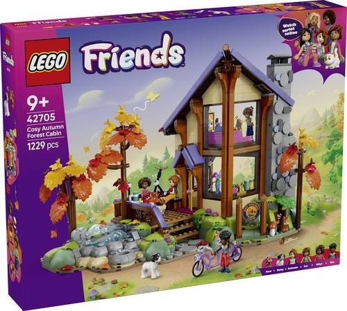 LEGO Friends Gemütliche Hütte im Herbstwald Konstruktionsspielzeug - Bild 1