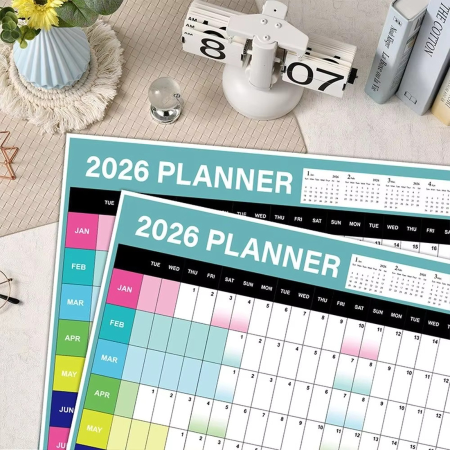 Großer Wandkalender 2026 als Jahresplaner und Agenda-Organizer mit To-Do-Liste und Zeitplan in Multicolour - Bild 2