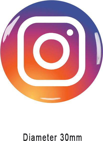 MochuaRFID NFC-Tag Aufkleber mit Epoxy-Beschichtung für Google Bewertungen, Instagram und Facebook, On-Metal, Schwarz/Mehrfarbig - Bild 1